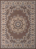 Rugs Affordable Rugs - 33" x 39" x 0.31" Ash Beige Polypropylene Accent Rug HomeRoots