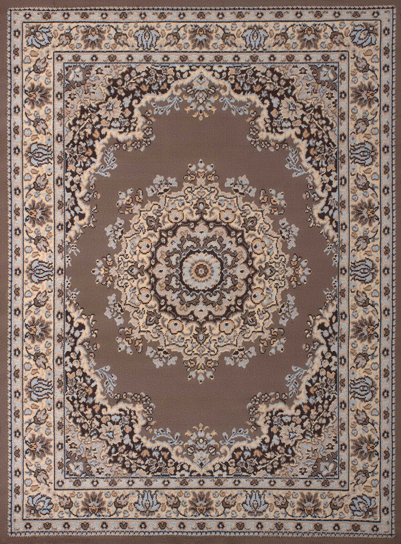 Rugs Affordable Rugs - 33" x 39" x 0.31" Ash Beige Polypropylene Accent Rug HomeRoots