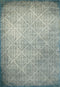 Rugs Affordable Rugs 63" x 84" x 0.43" Aqua Polypropylene/Polyester Area Rug 1794 HomeRoots