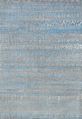 Rugs Affordable Rugs 63" x 84" x 0.43" Aqua Polypropylene/Polyester Area Rug 1806 HomeRoots