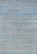 Rugs Affordable Rugs 63" x 84" x 0.43" Aqua Polypropylene/Polyester Area Rug 1806 HomeRoots