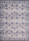 Rugs Affordable Rugs - 63" x 86" x 0.31" Blueberry Polyester /Olefin Area Rug HomeRoots
