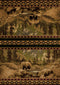 Rugs Affordable Rugs 94" x 126" x 0.47" Beige Polypropylene Oversize Rug 9030 HomeRoots