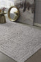 Rugs All Modern Rugs 118" X 158" X 0.'25" Grey Polyester Rug 4798 HomeRoots