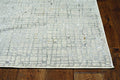 Rugs All Modern Rugs 26" X 83" X 0.'25" Grey Polyester Rug 4793 HomeRoots