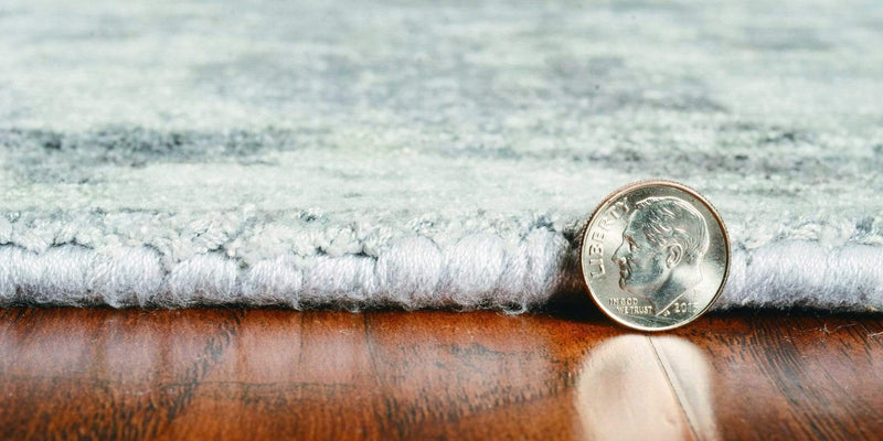 Rugs All Modern Rugs - 60" X 84" X 0.'25" Grey Viscose Rug HomeRoots