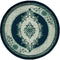 Rugs Aqua Rug - 31" x 88" x 0.53" Aqua Olefin/Polypropylene Round Rug HomeRoots