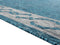 Rugs Aqua Rug - 94" x 126" x 0.04" Aqua Polypropylene Oversize Rug HomeRoots
