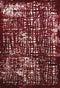 Rugs Area Rugs 63" x 86" x 0.43" Garnet Polypropylene/Polyester Area Rug 8217 HomeRoots