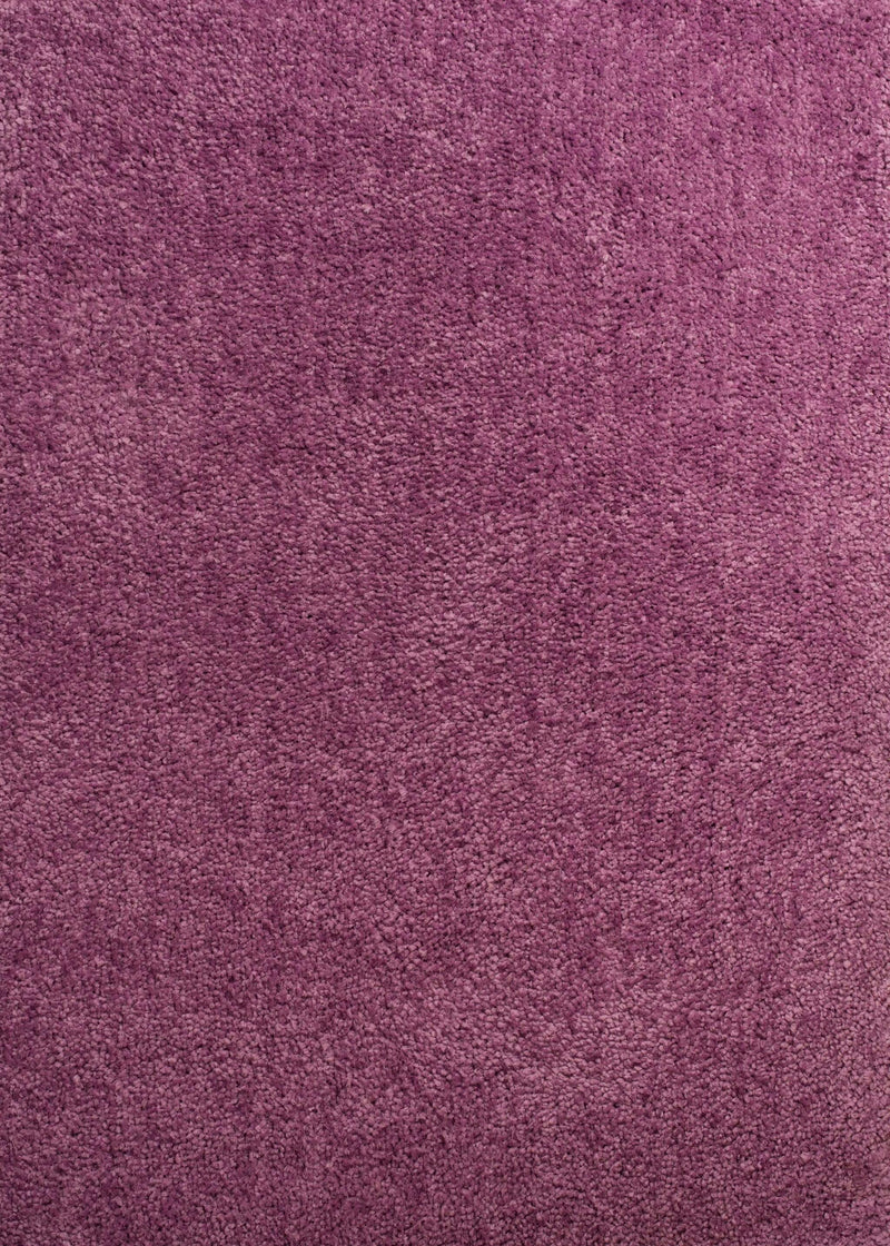 Rugs Area Rugs - 63" x 86" x 1.6" Lilac Polyester Area Rug HomeRoots