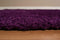 Rugs Area Rugs - 63" x 86" x 1.6" Purple Polyester Area Rug HomeRoots