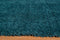 Rugs Area Rugs - 63" x 86" x 1.6" Teal Polyester Area Rug HomeRoots