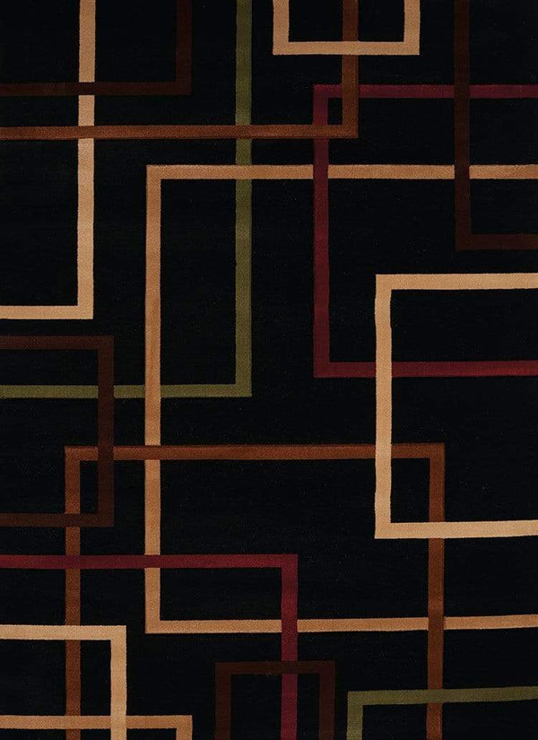 Rugs Area Rugs 63" x 90" x 0.47" Onyx Polypropylene Area Rug 8584 HomeRoots