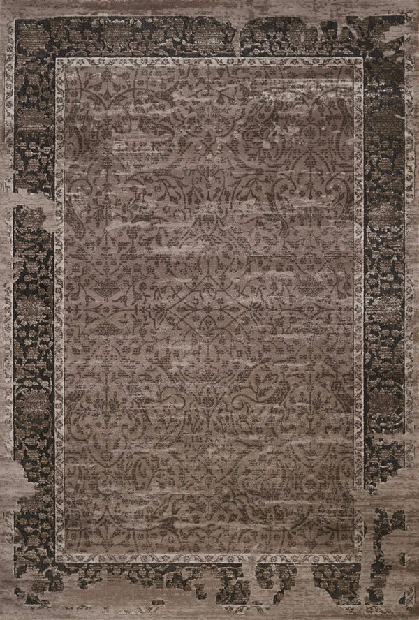 Rugs Area Rugs Near Me - 63" x 84" x 0.43" Taupe Polypropylene/Polyester Area Rug HomeRoots