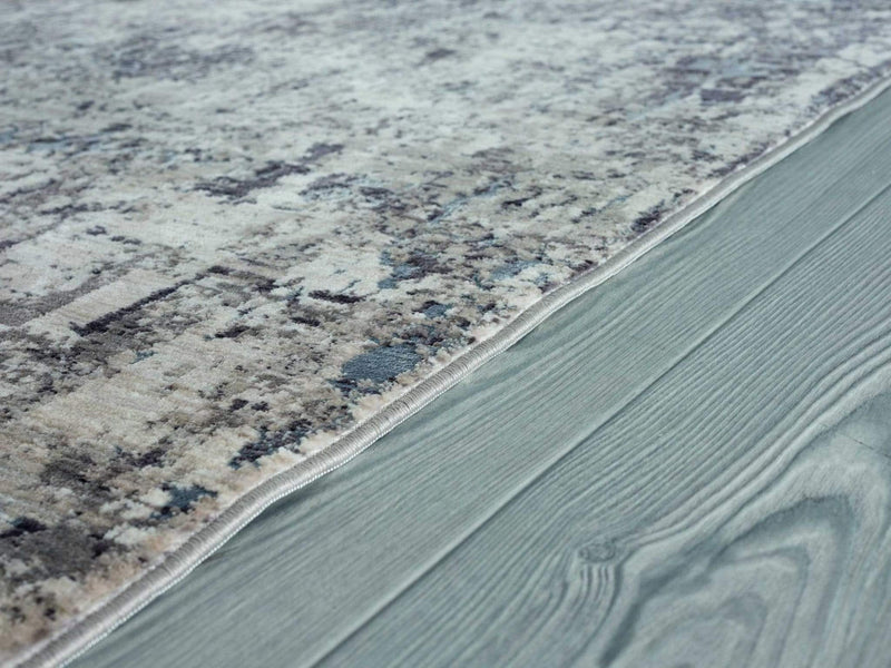 Rugs Area Rugs On Sale - 128" x 169" x 0.2" Taupe Polyester Rug HomeRoots