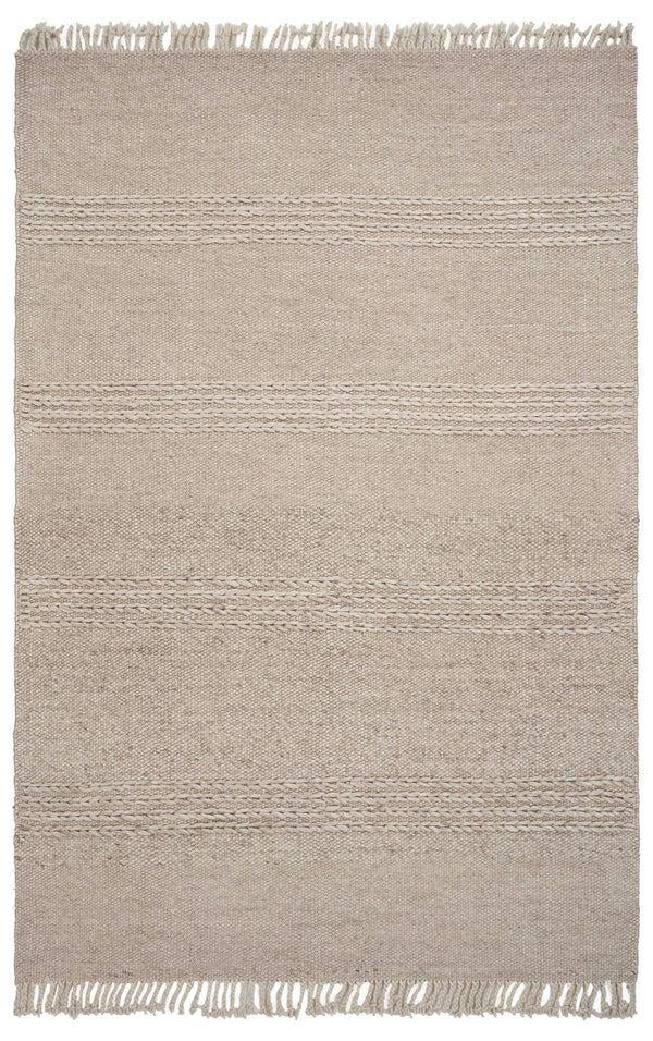 Rugs Area Rugs On Sale 3'3" x 5'3" Wool Natural Area Rug 4077 HomeRoots