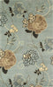 Rugs Area Rugs On Sale - 30" x 50" Wool Blue/Beige Area Rug HomeRoots