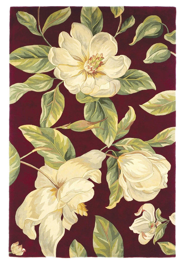 Rugs Area Rugs On Sale - 30" x 50" Wool Red Area Rug HomeRoots