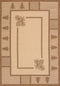 Rugs Area Rugs On Sale - 31" x 50" x 0.2" Brown Polypropylene/Olefin Area Rug HomeRoots