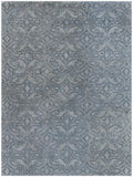 Rugs Area Rugs On Sale - 5" X8" X 0.5" Blue Wool Area Rug HomeRoots