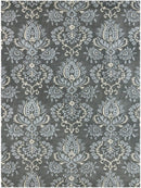 Rugs Area Rugs On Sale 5" X8" X 0.5" Gray Wool Area Rug 4055 HomeRoots