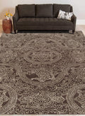 Rugs Area Rugs On Sale 5" X8" X 0.5" Gray Wool Area Rug 4086 HomeRoots