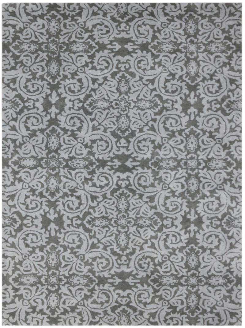 Rugs Area Rugs On Sale - 5" X8" X 0.5" Gray Wool Area Rug HomeRoots