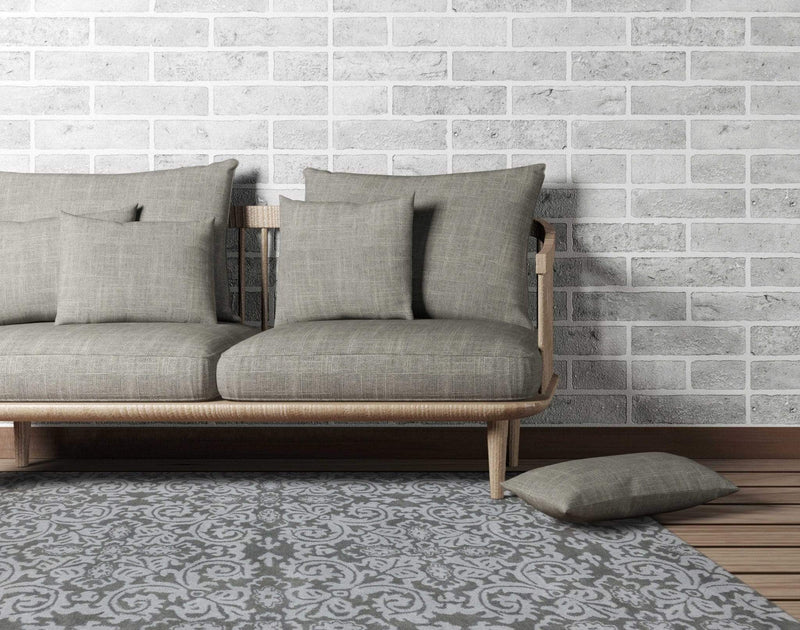 Rugs Area Rugs On Sale - 5" X8" X 0.5" Gray Wool Area Rug HomeRoots