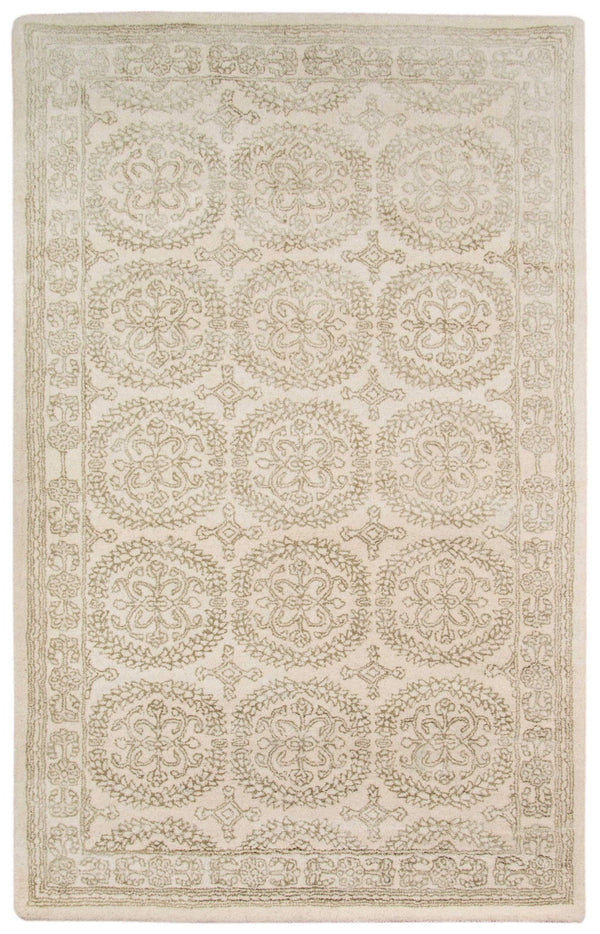 Rugs Area Rugs On Sale - 5" X8" X 0.5" Ivory/White Wool Area Rug HomeRoots