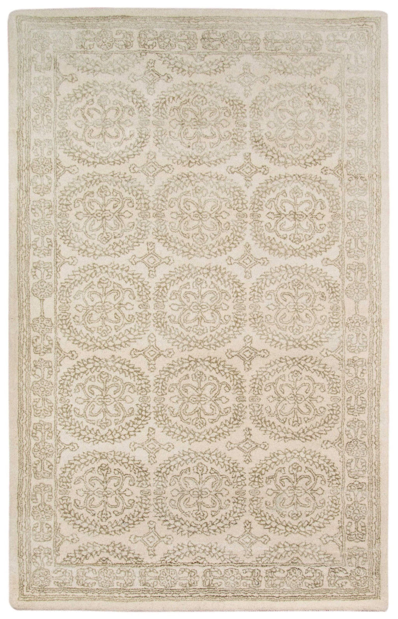 Rugs Area Rugs On Sale - 5" X8" X 0.5" Ivory/White Wool Area Rug HomeRoots