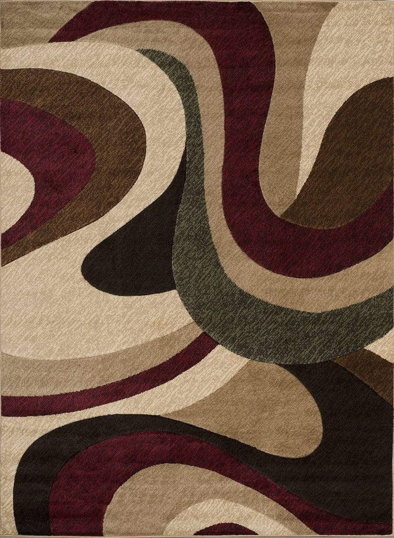 Rugs Area Rugs On Sale 63" x 84" x 0.43" Multi Polypropylene Area Rug 1286 HomeRoots