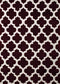 Rugs Area Rugs On Sale - 63" x 86" x 0.47" Burgundy Polyester Area Rug HomeRoots