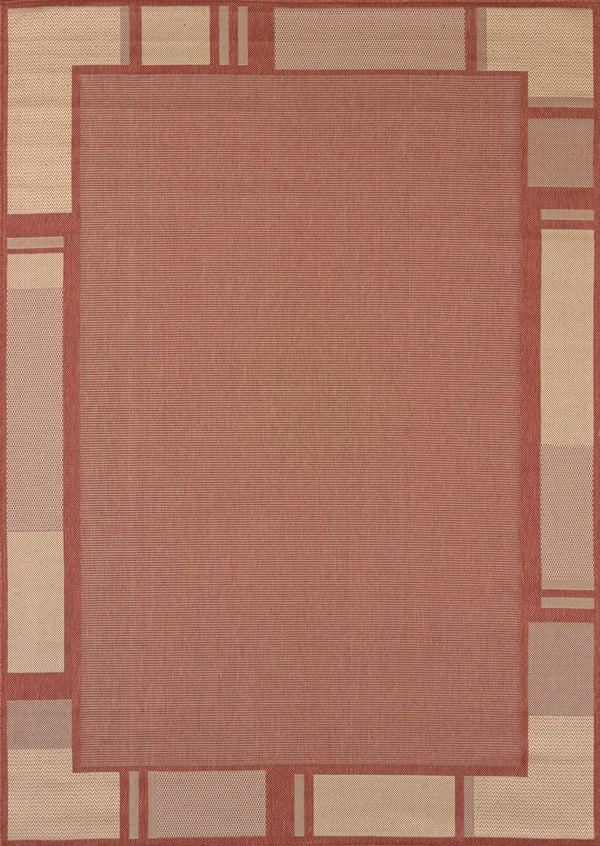 Rugs Area Rugs On Sale - 63" x 90" Terracotta Polypropylene/Olefin Area Rug HomeRoots