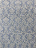 Rugs Area Rugs On Sale - 8" X10" X 0.5" Blue Wool Area Rug HomeRoots