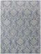 Rugs Area Rugs On Sale - 8" X10" X 0.5" Blue Wool Area Rug HomeRoots