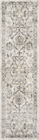Rugs Bathroom Runner Rug - 2'2" x 7'6" Runner Polypropylene Ivory Area Rug HomeRoots