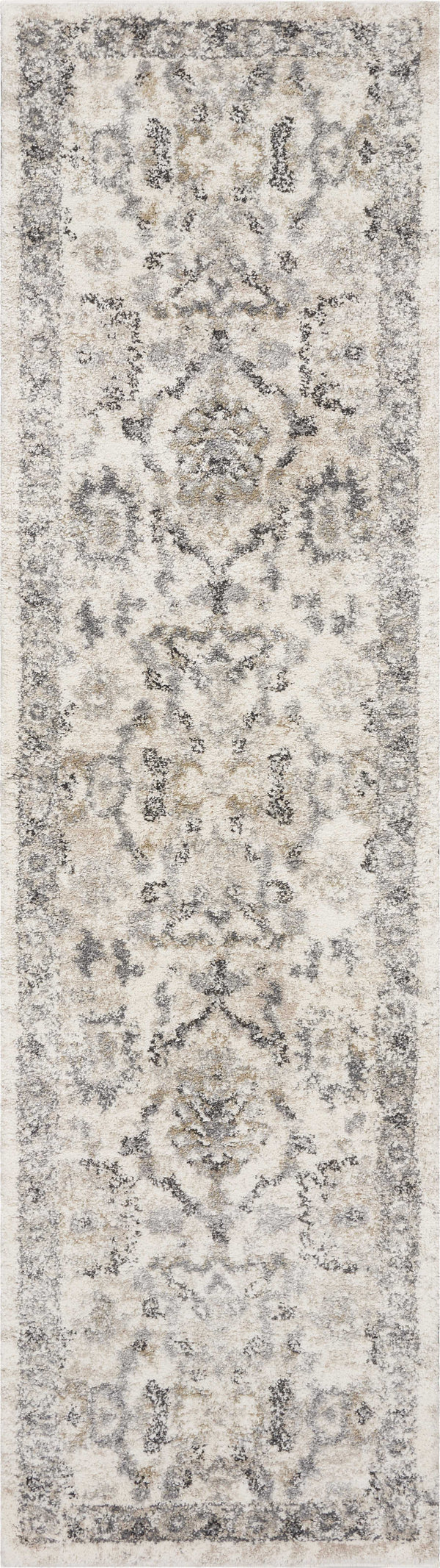 Rugs Bathroom Runner Rug - 2'2" x 7'6" Runner Polypropylene Ivory Area Rug HomeRoots