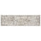 Rugs Bathroom Runner Rug - 2'2" x 7'6" Runner Polypropylene Ivory Area Rug HomeRoots
