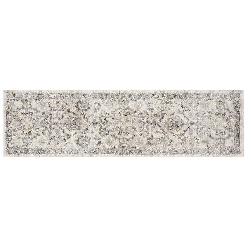 Rugs Bathroom Runner Rug - 2'2" x 7'6" Runner Polypropylene Ivory Area Rug HomeRoots