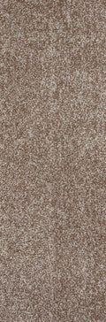 Rugs Bathroom Runner Rug - 2'3" x 7'6" Runner Polyester Beige Heather Area Rug HomeRoots