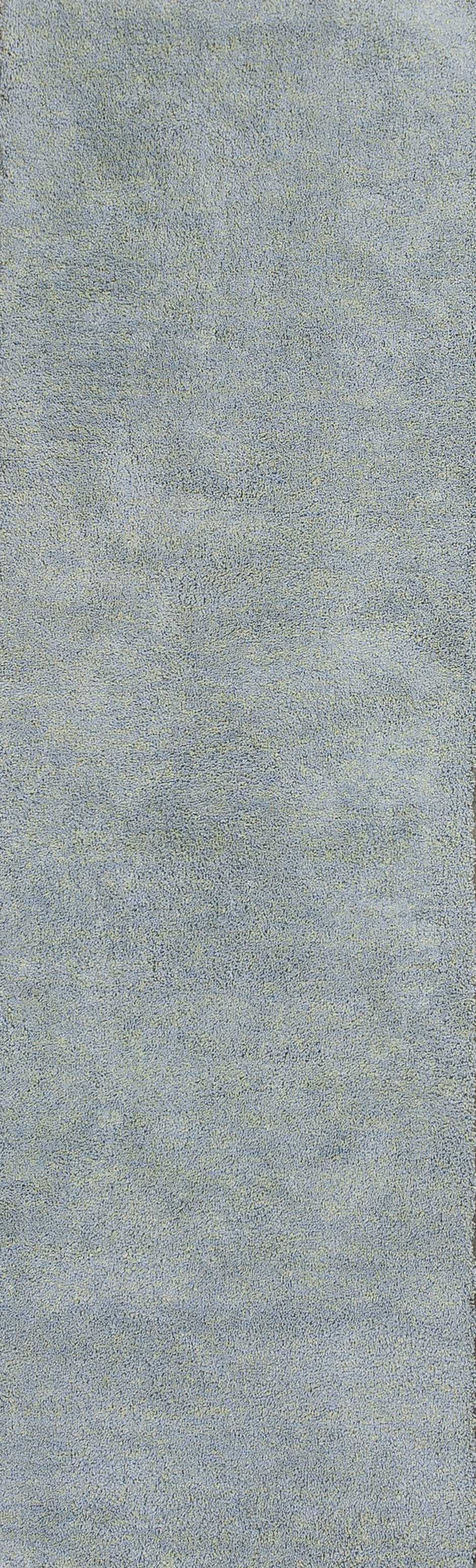 Rugs Bathroom Runner Rug - 2'3" x 7'6" Runner Polyester Blue Heather Area Rug HomeRoots
