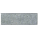 Rugs Bathroom Runner Rug - 2'3" x 7'6" Runner Polyester Blue Heather Area Rug HomeRoots