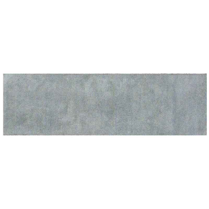 Rugs Bathroom Runner Rug - 2'3" x 7'6" Runner Polyester Blue Heather Area Rug HomeRoots