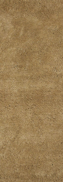 Rugs Bathroom Runner Rug - 2'3" x 7'6" Runner Polyester Gold Area Rug HomeRoots