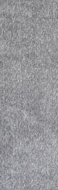 Rugs Bathroom Runner Rug - 2'3" x 7'6" Runner Polyester Grey Heather Area Rug HomeRoots