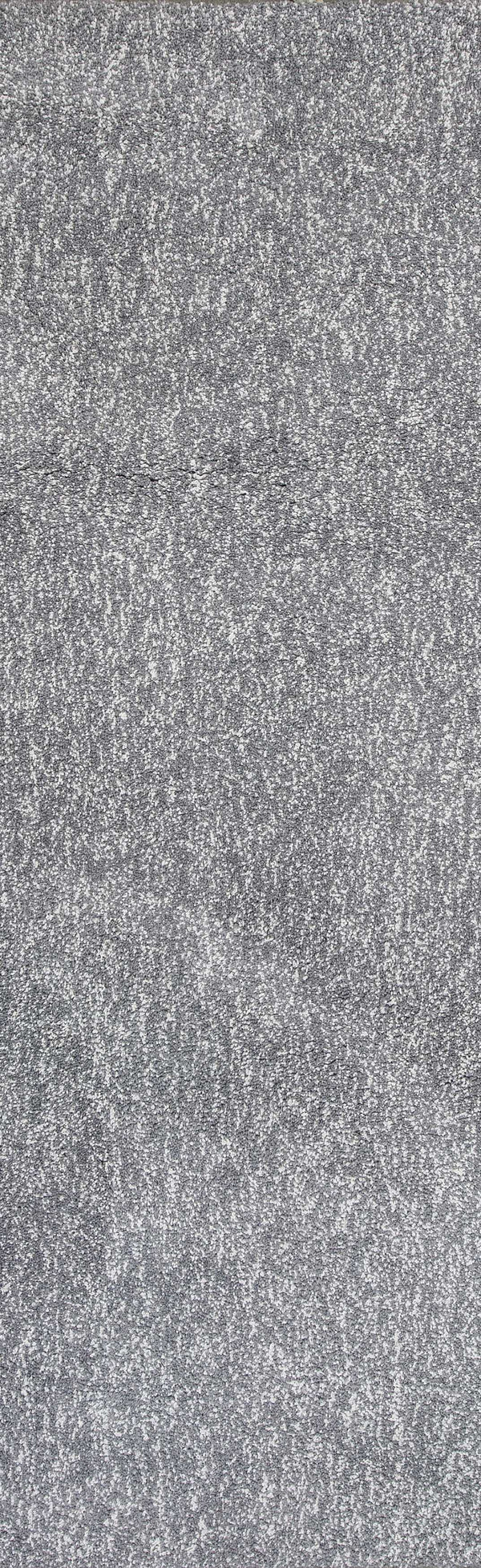 Rugs Bathroom Runner Rug - 2'3" x 7'6" Runner Polyester Grey Heather Area Rug HomeRoots
