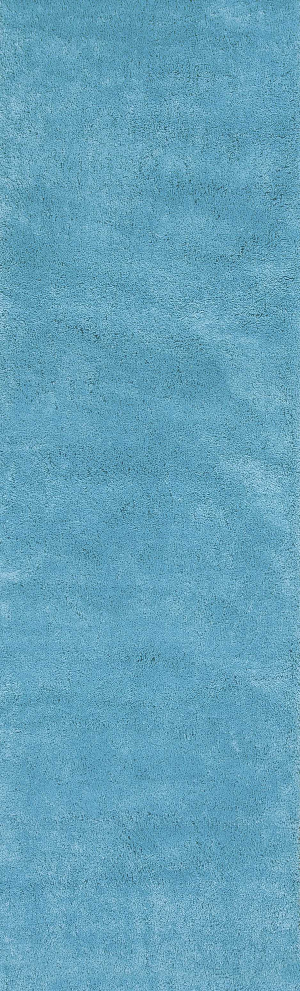 Rugs Bathroom Runner Rug - 2'3" x 7'6" Runner Polyester Highlighter Blue Area Rug HomeRoots