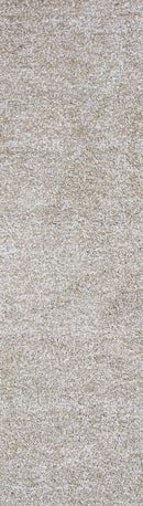 Rugs Bathroom Runner Rug - 2'3" x 7'6" Runner Polyester Ivory Heather Area Rug HomeRoots