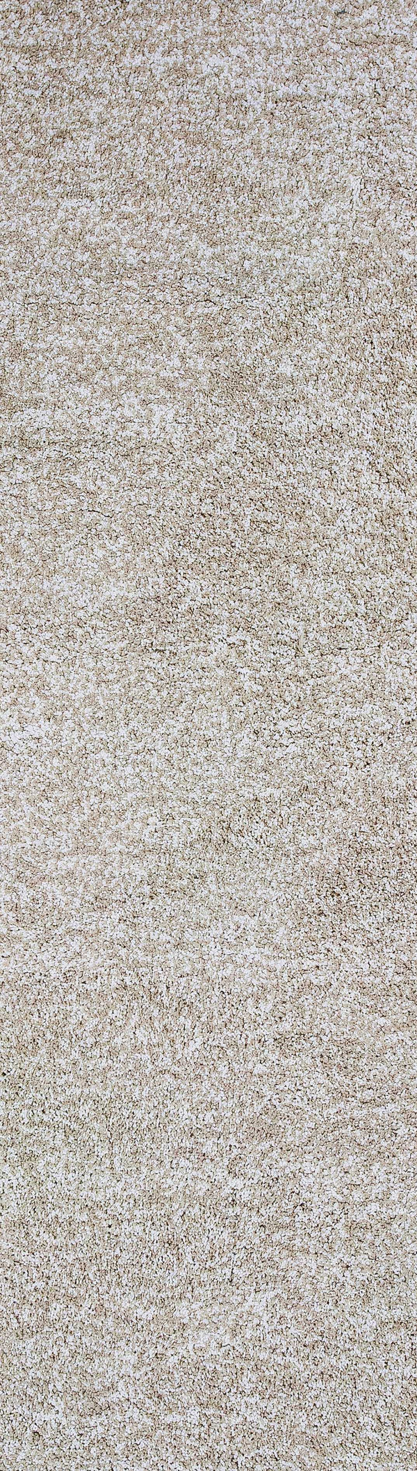 Rugs Bathroom Runner Rug - 2'3" x 7'6" Runner Polyester Ivory Heather Area Rug HomeRoots