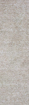 Rugs Bathroom Runner Rug - 2'3" x 7'6" Runner Polyester Ivory Heather Area Rug HomeRoots